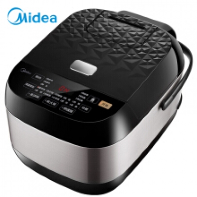 美的（Midea）電飯煲 鉆石紋理上蓋 金屬拉絲機身 匠銀聚能厚釜內(nèi)膽4L電飯鍋MB-40EASY202